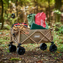 コールマン アウトドアワゴンマックス 2185865 収納 ワゴン キャリー メッシュ タイヤ取り外し可能