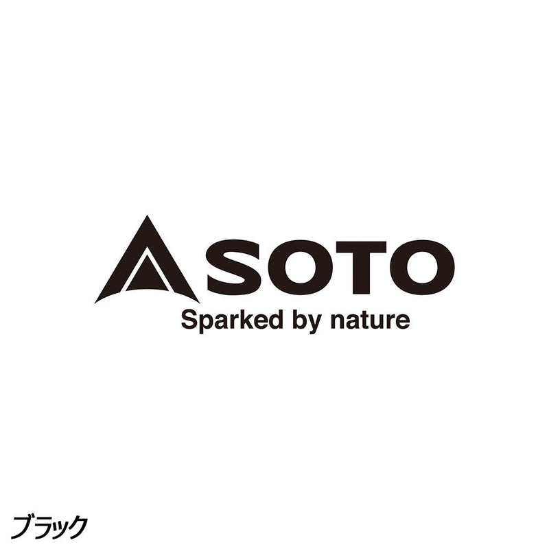 ソト SOTO (ソト) ステッカーM ST-SMBK ステッカー 雑貨