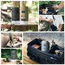 ワック ハイパワー エアポンプ waq-hpa1 最大4.5kpa 空気入れ LEDライト付 防水 6種類のアタッチメント