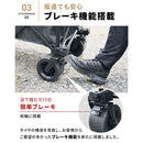 ワック アウトドアワゴンDX waq-w1dx 収納 ワゴン キャリー 2WAY ブレーキ機能