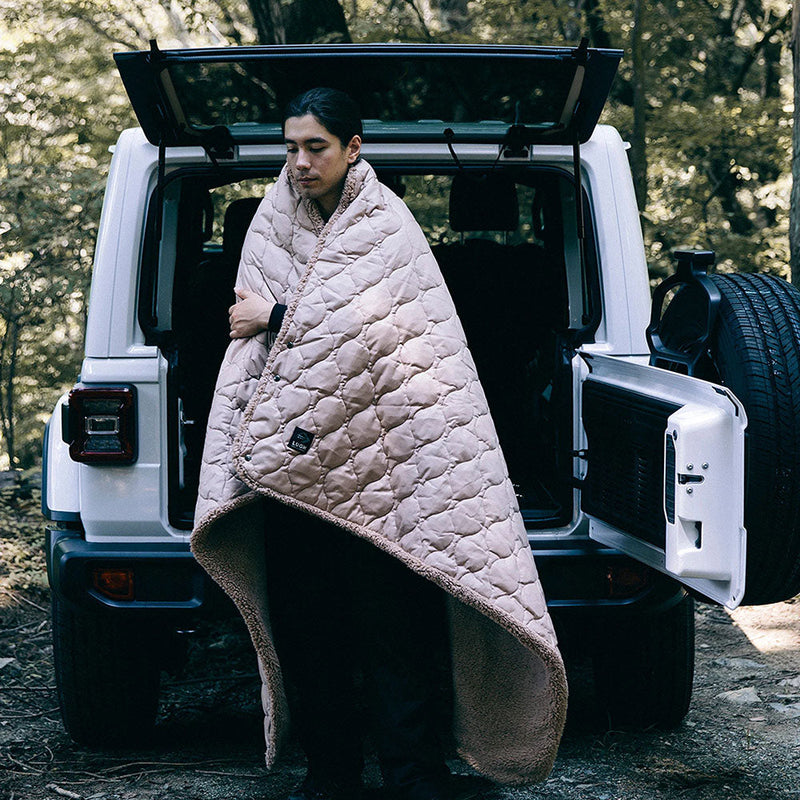 ルー 魔法瓶ブランケットLサイズ(6層/グラフェン) 寝具 アクセサリ ポンチョ ベビー 車中泊 防災