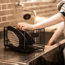 アノバ フォールディングワイヤーバスケット S AN112 収納用品 かご バスケット 折り畳み ワイヤー ケース