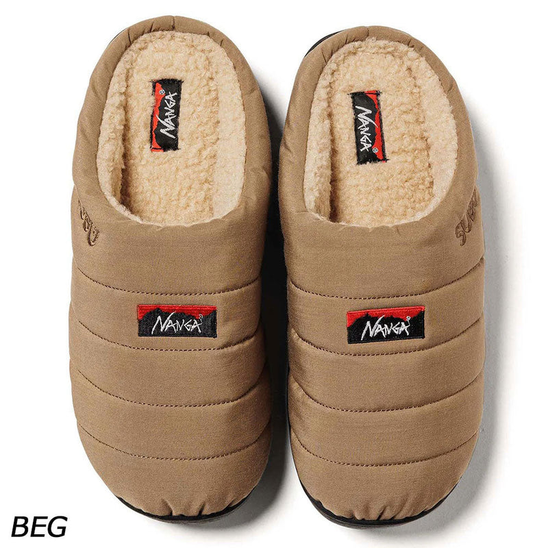 ナンガ×SUBU ヒノック ウィンター サンダル サンダル リラックスシューズ ダウン 冬用 防水性 ユニセックス キャンプ アウトドア タウン