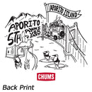 APORITO限定 チャムス×アポリト別注 アポリトアイランドTシャツ メンズ Tシャツ 半袖 USAコットン 別注