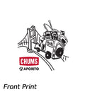 APORITO限定 チャムス×アポリト別注 アポリトアイランドTシャツ メンズ Tシャツ 半袖 USAコットン 別注