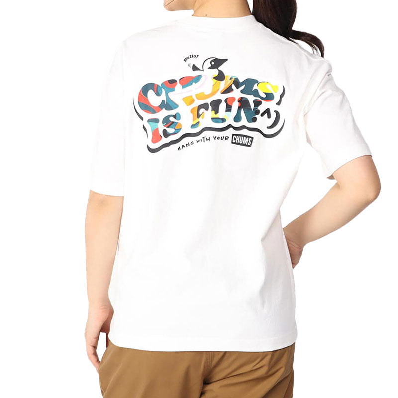 チャムス オーバーサイズドチャムスイズファンTシャツ Tシャツ 半袖 ユニセックス ゆったりサイズ ※クーポン対象外