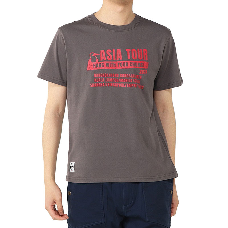 チャムス チャムスアジアツアーTシャツ Tシャツ 半袖 メンズ