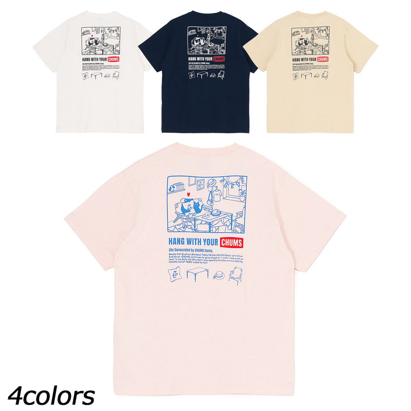 チャムス マイチャムスルームTシャツ Tシャツ 半袖 ユニセックス