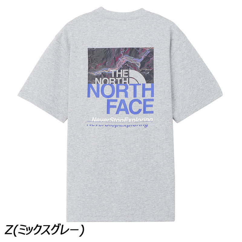 ノースフェイス ショートスリーブハーフスウィッチングロゴティー Tシャツ 半袖 速乾 ユニセックス