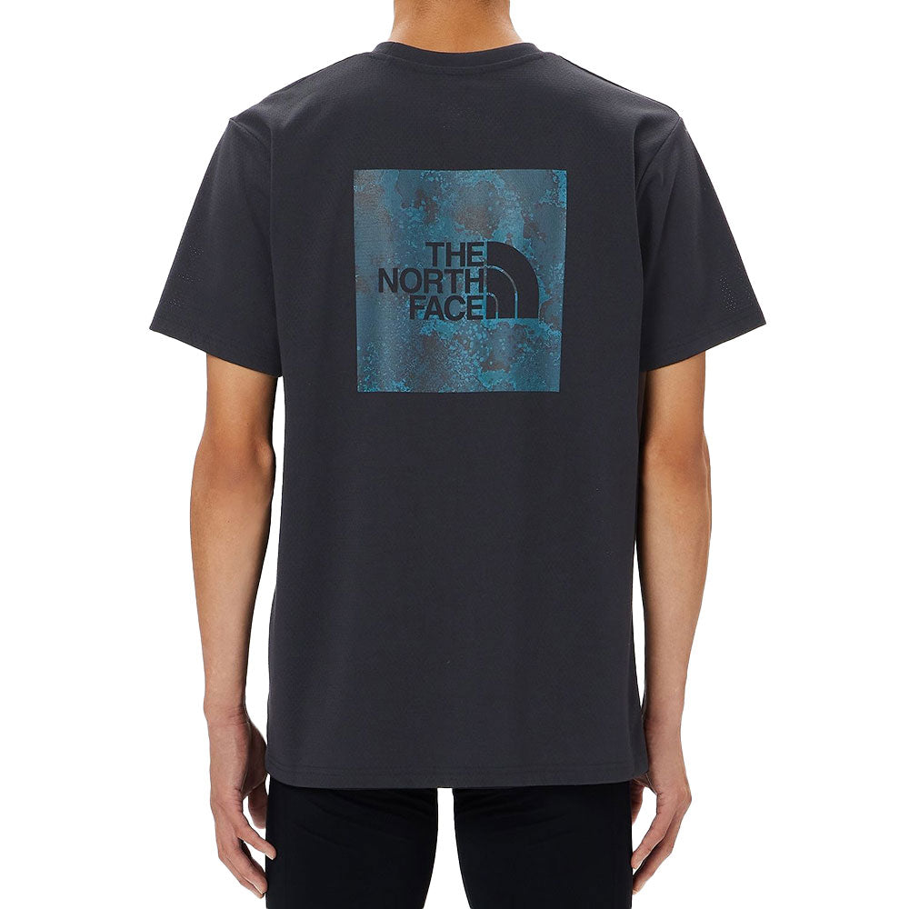 ノースフェイス THE NORTH FACE ショートスリーブランメッシュスクエアロゴティー (メンズ) ランニング 半袖Tシャツ NT32470-GS... M