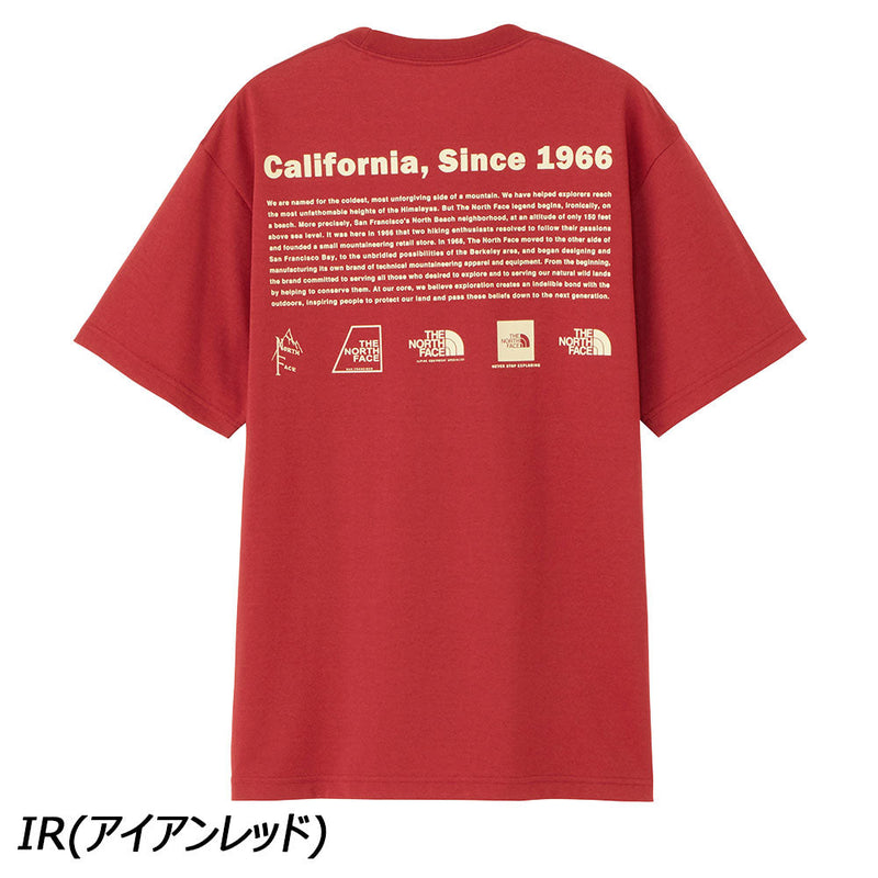 ノースフェイス ショートスリーブヒストリカルロゴティー Tシャツ 半袖 吸汗 速乾 UVガード メンズ