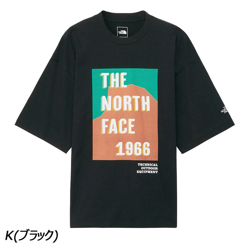 ノースフェイス ショートスリーブTNFフライヤーティー Tシャツ 半袖 UVケア ビッグシルエット ユニセックス