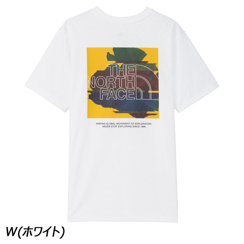 ノースフェイス ショートスリーブデジタルボックスロゴティー NT82482 Tシャツ 半袖 UVケア 抗菌 防臭 メンズ