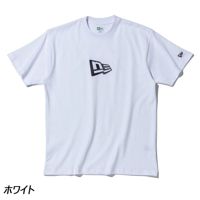 ニューエラ 半袖コットンTシャツ フラッグロゴ Tシャツ 半袖 ユニセックス 定番