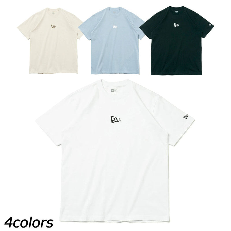 ニューエラ 半袖コットンTシャツ フラッグロゴミニ Tシャツ 半袖 ユニセックス 定番