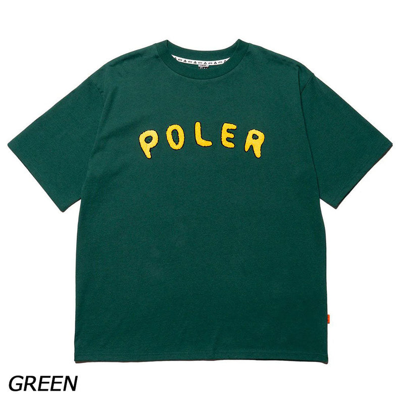 ポーラー PRM WASH POLeR CHENILLE EMB TEE Tシャツ 半袖 メンズ