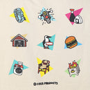 チャムス かせきさいだぁ アラカルトT CH01-2555 Tシャツ 半袖 かせきさいだぁ コラボ ユニセックス