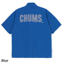 チャムス エアトレイルストレッチチャムスハーフジップトップ CH01-2502 シャツ 半袖 ジップアップ 撥水 ストレッチ メンズ