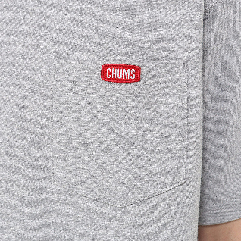 チャムス キーストーンショートスリーブポケットクルートップ CH00-1492 Tシャツ 半袖 スウェット ユニセックス