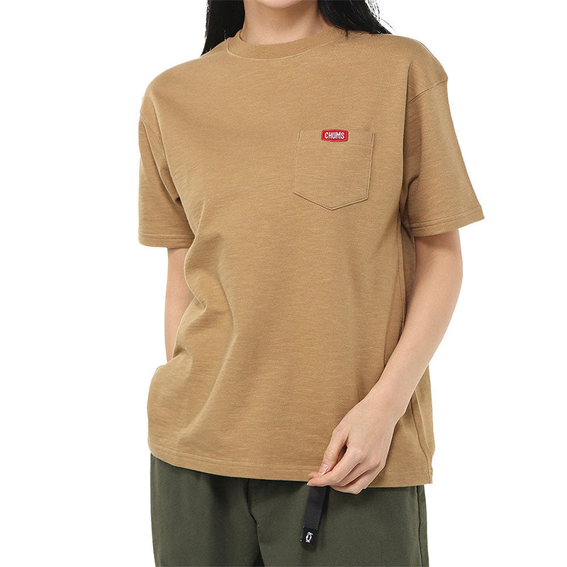 チャムス キーストーンショートスリーブポケットクルートップ CH00-1492 Tシャツ 半袖 スウェット ユニセックス