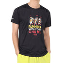 チャムス ランニングコスチュームブービーTシャツ CH01-2495 Tシャツ 半袖 ドライ 抗菌 防臭 UVカット ユニセックス ランニング