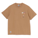 チャムス アンチバグフードヨーカイポケットTシャツ CH01-2508 Tシャツ 半袖 ユニセックス 虫よけ加工 親子お揃い