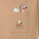 チャムス アンチバグフードヨーカイポケットTシャツ CH01-2508 Tシャツ 半袖 ユニセックス 虫よけ加工 親子お揃い