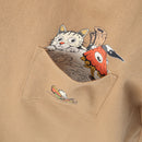 チャムス アンチバグフードヨーカイポケットTシャツ CH01-2508 Tシャツ 半袖 ユニセックス 虫よけ加工 親子お揃い