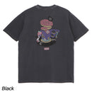 チャムス チャムスレコード＆ドーナツTシャツ CH01-2530 Tシャツ 半袖 ユニセックス 親子お揃い