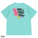 チャムス ハブアスウィートデイ！！ドライTシャツ CH01-2536 Tシャツ 半袖 速乾 遮熱 UVカット ユニセックス 親子お揃い