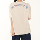 チャムス チャムスベースボールクラブTシャツ CH11-2782 Tシャツ 半袖 吸汗 速乾 接触冷感 オーバーサイズ ユニセックス 親子お揃い