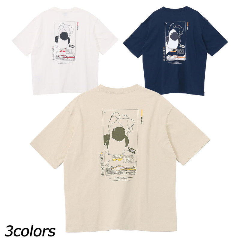 チャムス チャムスチューンズTシャツ CH11-2784 Tシャツ 半袖 オーバーサイズ ユニセックス 親子お揃い