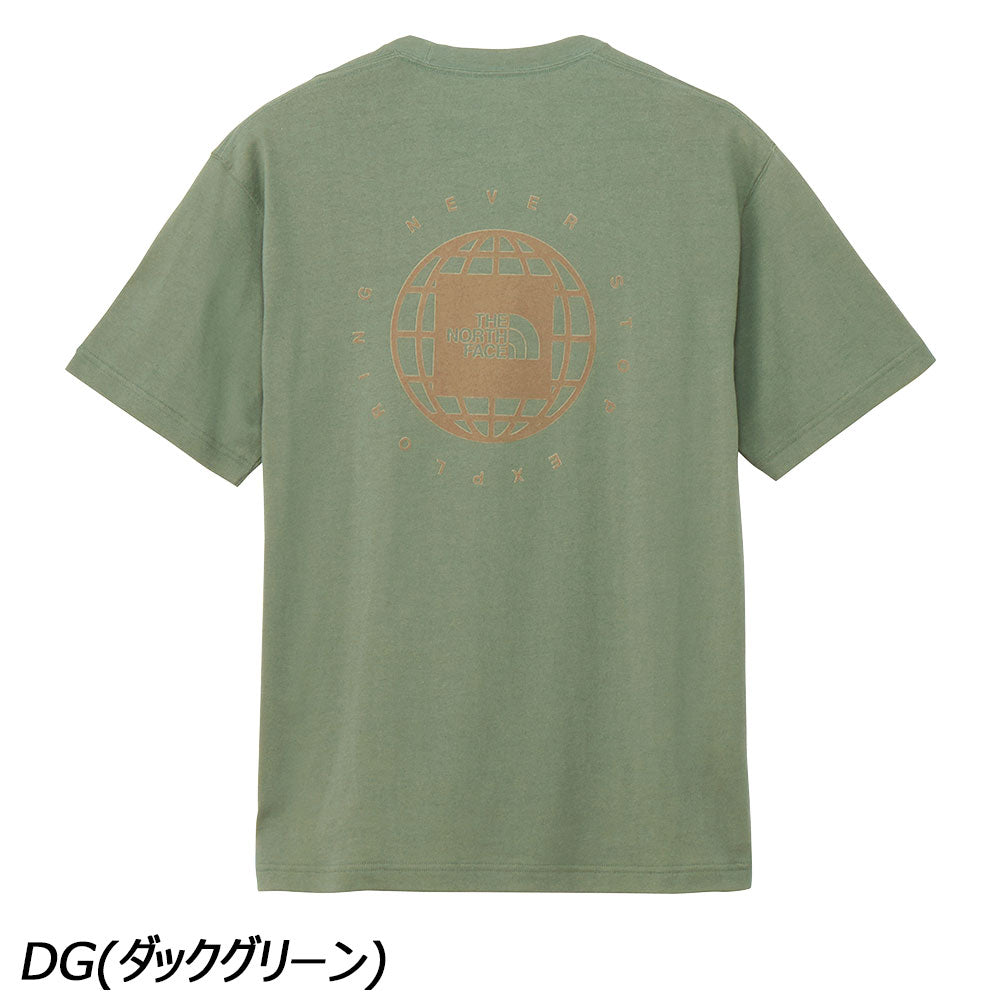 ノースフェイス ショートスリーブジオスクエアロゴティー