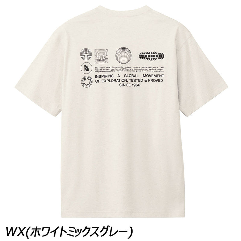 ノースフェイス ショートスリーブフラッシュドライグローブグリッドコットンティー NT32550 Tシャツ 半袖 速乾 メンズ