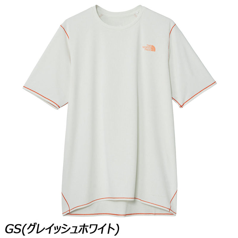 ノースフェイス ショートスリーブブリーズレンジランクルー NT12598 Tシャツ 半袖 抗菌 防臭 UVカット メンズ ランニング