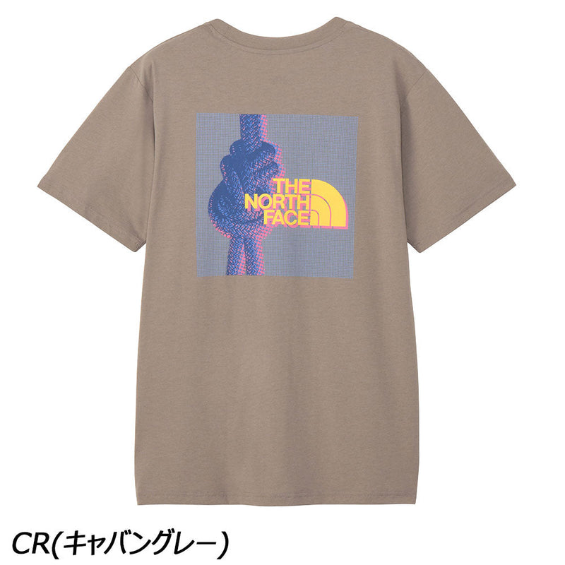 ノースフェイス ショートスリーブ ES エイトノットティー NT32583 Tシャツ 半袖 吸汗 速乾 抗菌 防臭 UVガード メンズ