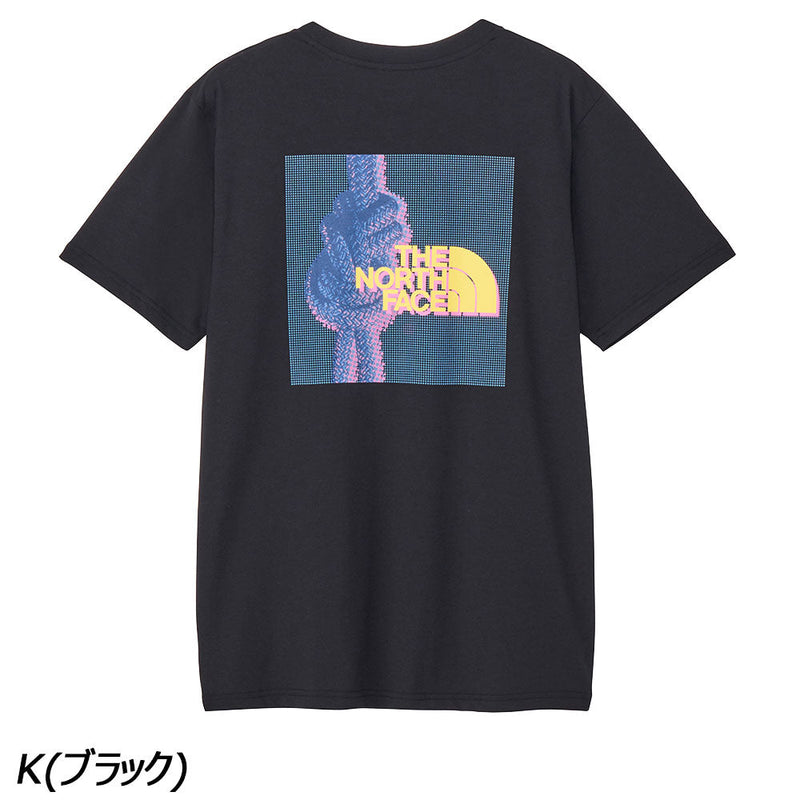 ノースフェイス ショートスリーブ ES エイトノットティー NT32583 Tシャツ 半袖 吸汗 速乾 抗菌 防臭 UVガード メンズ