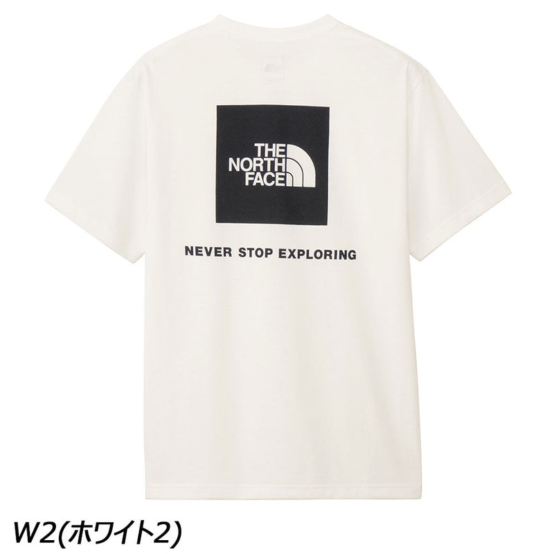 ノースフェイス ショートスリーブバックスクエアロゴティー NT32447 Tシャツ 半袖 速乾 メンズ
