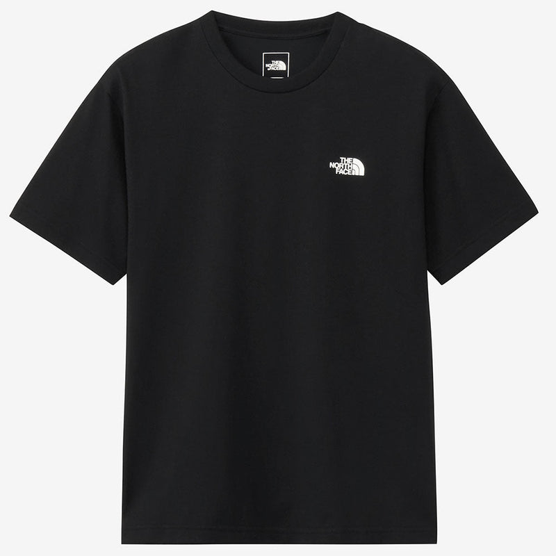 ノースフェイス ショートスリーブバックスクエアロゴティー NT32447 Tシャツ 半袖 速乾 メンズ
