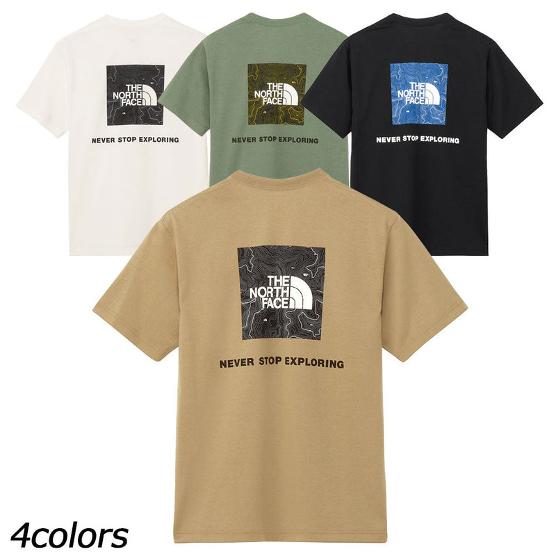 ノースフェイス ショートスリーブバックスクエアトラバースロゴティー NT32543 Tシャツ 半袖 速乾 メンズ