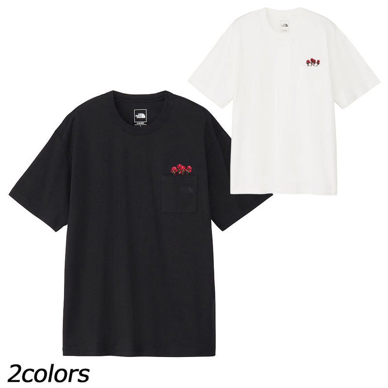 ノースフェイス ショートスリーブフラッシュドライフラワーロゴティー NT82538 Tシャツ 半袖 速乾 ユニセックス