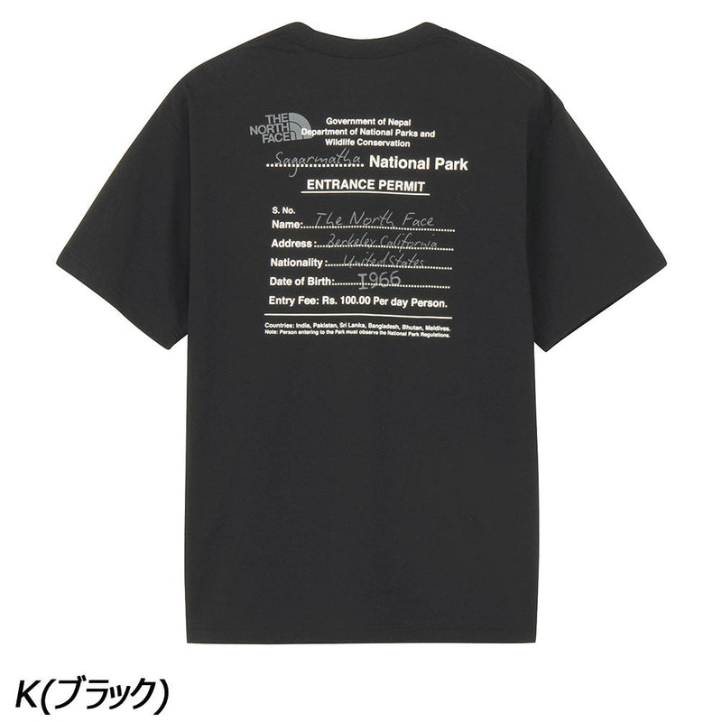 ノースフェイス ショートスリーブエントランスパーミッションティー NT82539 Tシャツ 半袖 速乾 ユニセックス