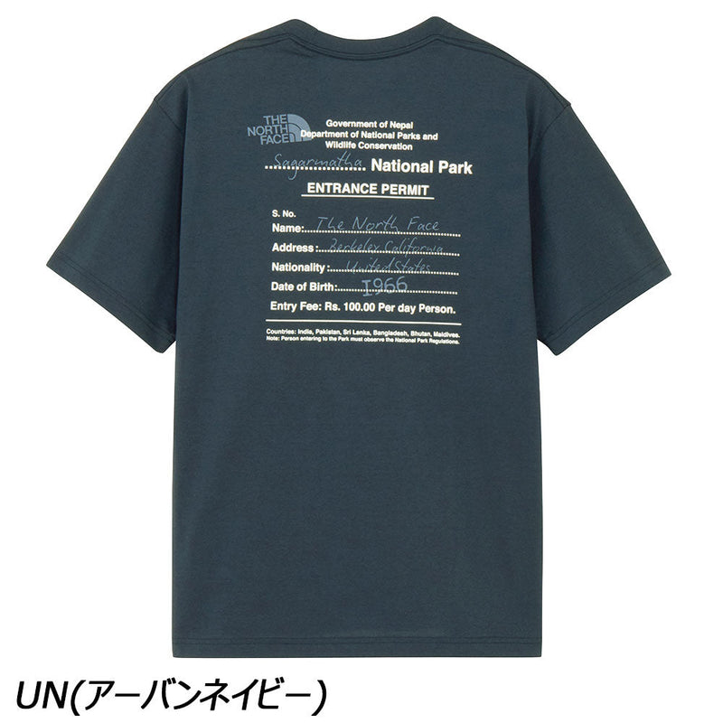ノースフェイス ショートスリーブエントランスパーミッションティー NT82539 Tシャツ 半袖 速乾 ユニセックス