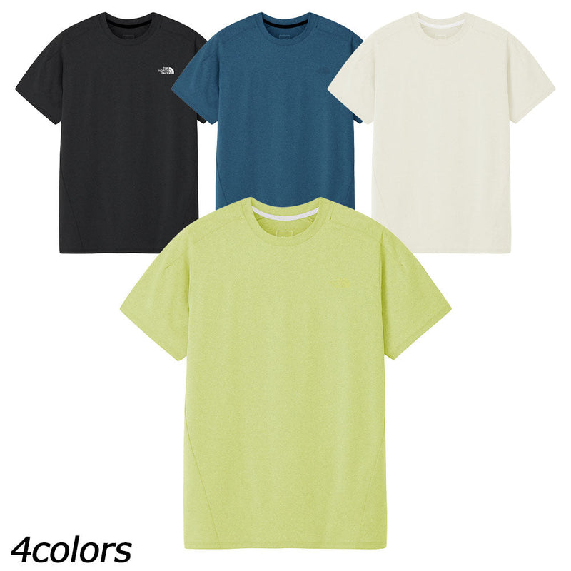ノースフェイス ショートスリーブフラッシュドライアクションクルー NT82580 Tシャツ 半袖 吸汗 速乾 UVプロテクト 抗菌 防臭 メンズ