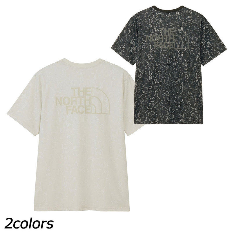 ノースフェイス ショートスリーブラインドランナーティー NT82595 Tシャツ 半袖 吸汗 速乾 UVケア 抗菌 防臭 メンズ