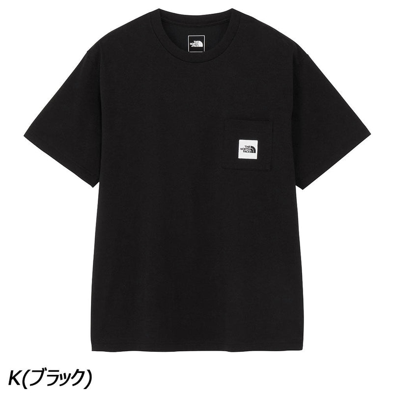 ノースフェイス ショートスリーブスクエアロゴポケットティー NT82541 Tシャツ 半袖 胸ポケット 速乾 メンズ