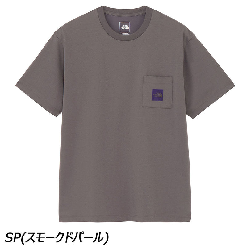 ノースフェイス ショートスリーブスクエアロゴポケットティー NT82541 Tシャツ 半袖 胸ポケット 速乾 メンズ