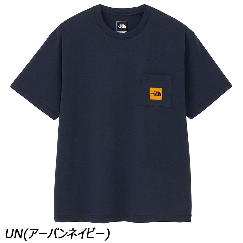 ノースフェイス ショートスリーブスクエアロゴポケットティー NT82541 Tシャツ 半袖 胸ポケット 速乾 メンズ