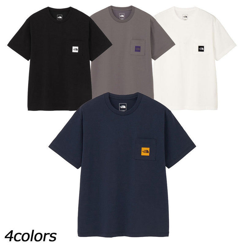 ノースフェイス ショートスリーブスクエアロゴポケットティー NT82541 Tシャツ 半袖 胸ポケット 速乾 メンズ