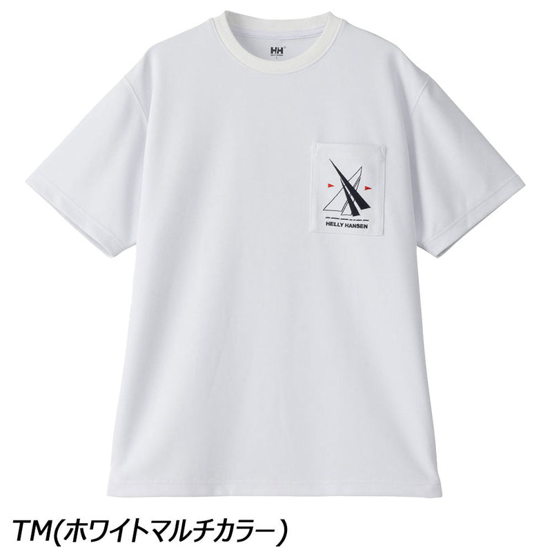 ヘリーハンセン ショートスリーブツインセイルティー HH62400 Tシャツ 半袖 ポケットT 吸汗 速乾 抗菌 防臭 ユニセックス